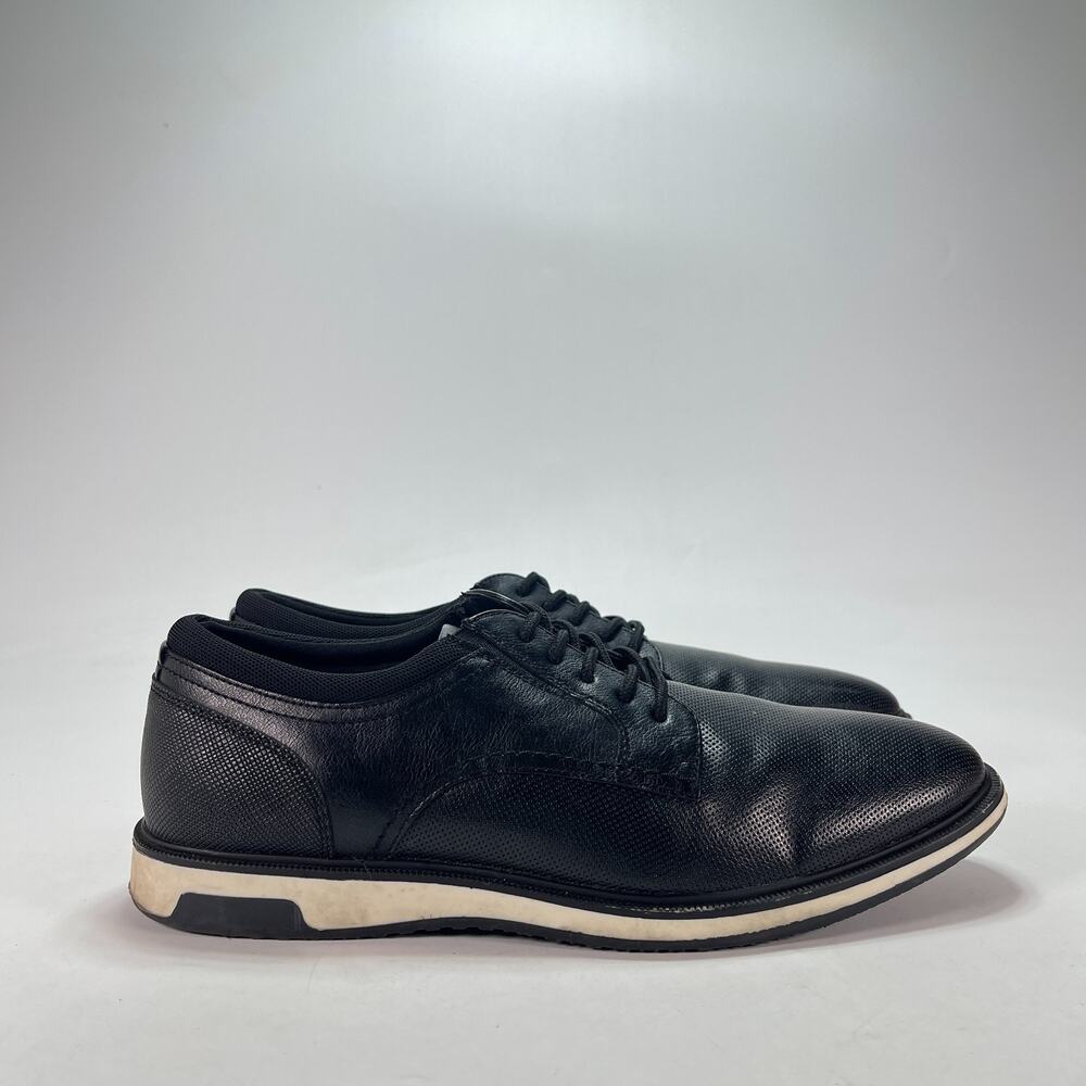 ALDO Shumen Black White Casual Sneakers Lace Up Derby Dress Shoes Men's Size 9M